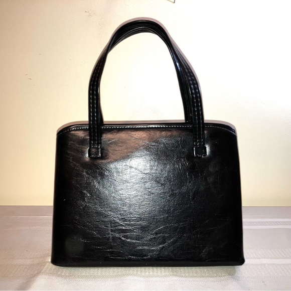 Gorgeous 1960s 1970s True Vintage Snap Close Box stylee Purse - Picture 2 of 11